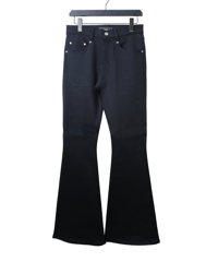 ys Yuji SUGENO (イース ユウジ スゲノ)  210640502-BLACK/ Twin Power Rigid Denim Bell-Bottoms