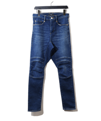 ys Yuji SUGENO (イース ユウジ スゲノ)  210640503-INDIGO / USED Processing Hybrid Denim Semi-saruel Pants