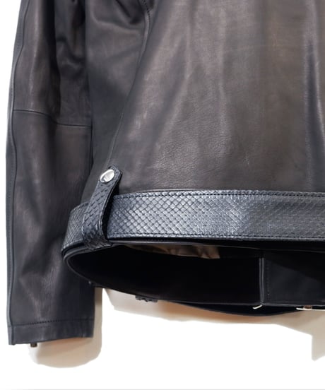 ys Yuji SUGENO (イース ユウジ スゲノ) 21045901A / Python Changing Double Riders Jacket