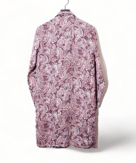 ADULT YUJISUGENO 520131002-BROWN / Paisley pattern Long shirt Jacket
