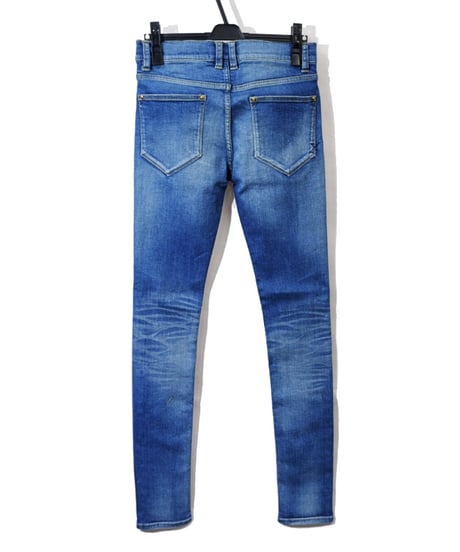 ys Yuji SUGENO (イース ユウジ スゲノ)  210340503-INDIGO / Hybrid Stretch USED Skinny Denim Pants