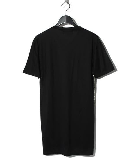 ys Yuji SUGENO (イース ユウジ スゲノ)  220210112 / Foil Print Changing V-neck T-BLACK
