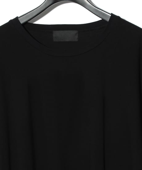 ys Yuji SUGENO (イース ユウジ スゲノ)  220510102-BLACK / Message Hemstep Big Tee