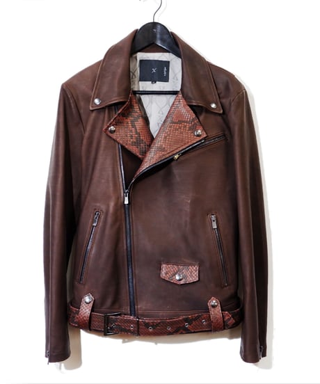 ys Yuji SUGENO (イース ユウジ スゲノ) 21045901B / Python Changing Double Riders Jacket