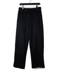 ys Yuji SUGENO (イース ユウジ スゲノ)  220520501(UNISEX) -BLACK / Pile shaggy Easy wide pants