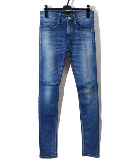 ys Yuji SUGENO (イース ユウジ スゲノ)  210340503-INDIGO / Hybrid Stretch USED Skinny Denim Pants