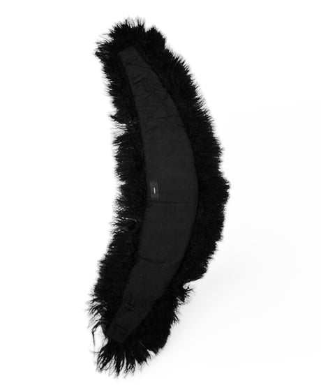 ys Yuji SUGENO (イース ユウジ スゲノ) 220952501-BLACK / Tibetan lamb fur Detachable collar