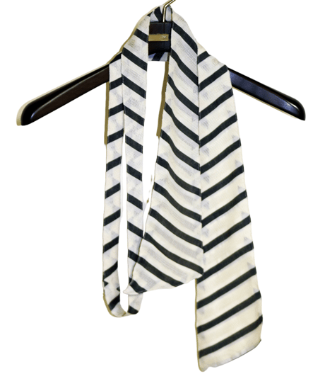 ys Yuji SUGENO (イース ユウジ スゲノ)  210830402-IVORY / Regular shirt with karami stripe stole