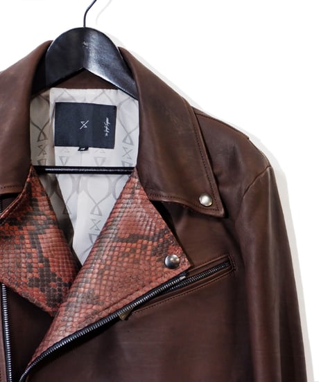 ys Yuji SUGENO (イース ユウジ スゲノ) 21045901B / Python Changing Double Riders Jacket