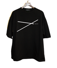 ys Yuji SUGENO (イース ユウジ スゲノ)  220710101-BLACK / ys LINE BIG-Tee