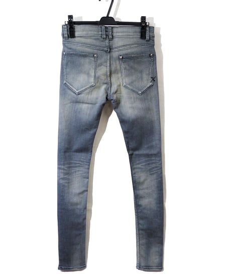 ys Yuji SUGENO (イース ユウジ スゲノ)  210340503-GRAY / Hybrid Stretch USED Skinny Denim Pants