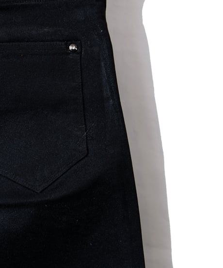 ys Yuji SUGENO (イース ユウジ スゲノ)  210340506-BLACK / PU coating processing twin power skinny denim Pants