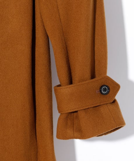 ys Yuji SUGENO (イース ユウジ スゲノ) 210731105-CAMEL / Beaver Wool Maxi Balmachan Coat