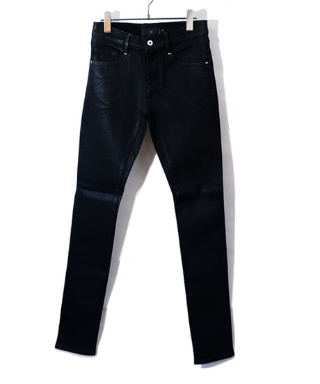 ys Yuji SUGENO (イース ユウジ スゲノ)  210340506-BLACK / PU coating processing twin power skinny denim Pants