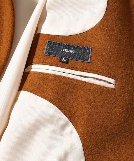 ys Yuji SUGENO (イース ユウジ スゲノ) 210731105-CAMEL / Beaver Wool Maxi Balmachan Coat
