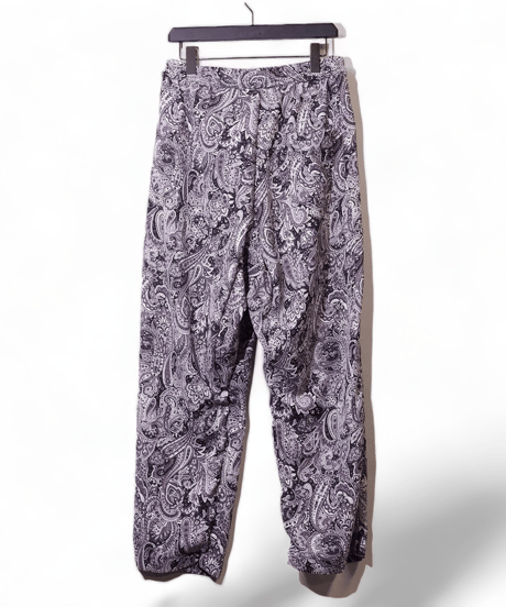 ADULT YUJISUGENO 5520130502-BLACK / Paisley Pattern Saruel Easy Wide Pants
