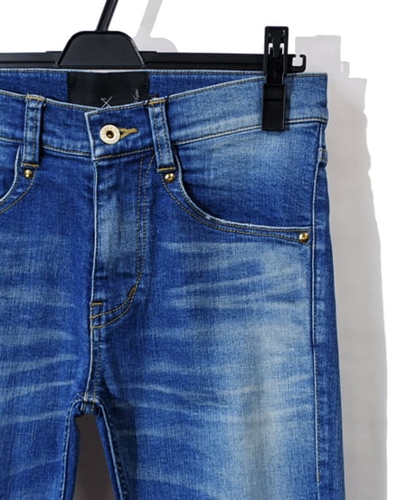 ys Yuji SUGENO (イース ユウジ スゲノ)  210340503-INDIGO / Hybrid Stretch USED Skinny Denim Pants