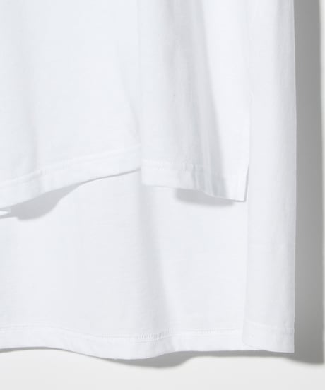 ys Yuji SUGENO (イース ユウジ スゲノ)  220510101-WHITE / ys Line Art Hemstep Big Tee