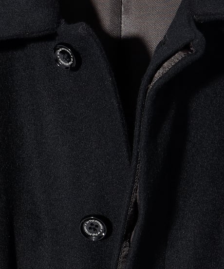 ys Yuji SUGENO (イース ユウジ スゲノ) 210731105-BLACK / Beaver Wool Maxi Balmachan Coat