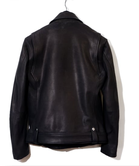 ys Yuji SUGENO (イース ユウジ スゲノ) 21045902A / Calfskin Belted Double Riders Jacket