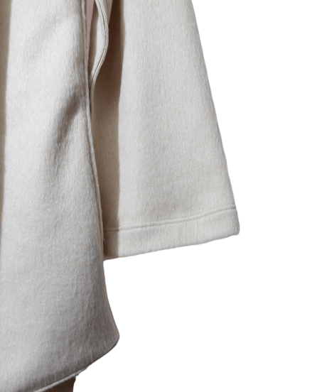 ys Yuji SUGENO (イース ユウジ スゲノ)  210520301(MEN) - 230520301(WOMEN) -L.BEIGE/ Pile shaggy long gown