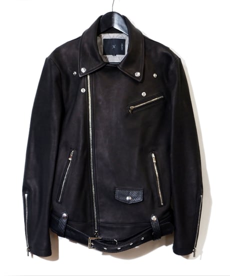 ys Yuji SUGENO (イース ユウジ スゲノ) 21045901A / Python Changing Double Riders Jacket