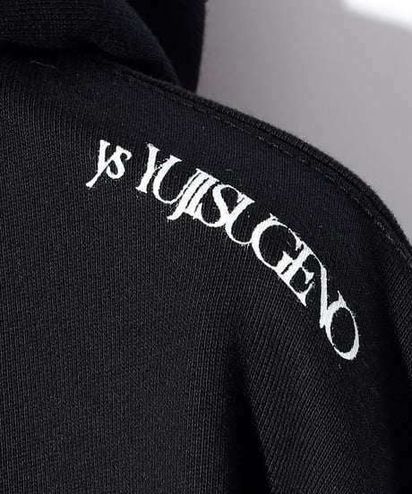 ys Yuji SUGENO (イース ユウジ スゲノ)  220610101-BLACK / Heavyweight pile ys mark Zip-up Hoodie
