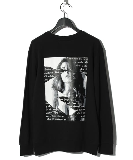 ys Yuji SUGENO (イース ユウジ スゲノ)  220210101 / Heavyweight pile sweat / ys-Girl -BLACK