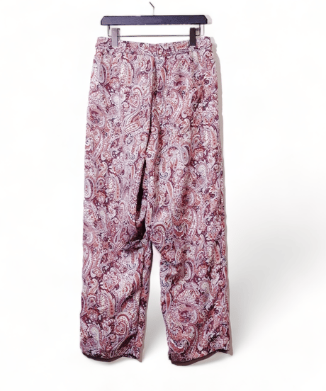 ADULT YUJISUGENO 5520130502-BROWN / Paisley Pattern Saruel Easy Wide Pants