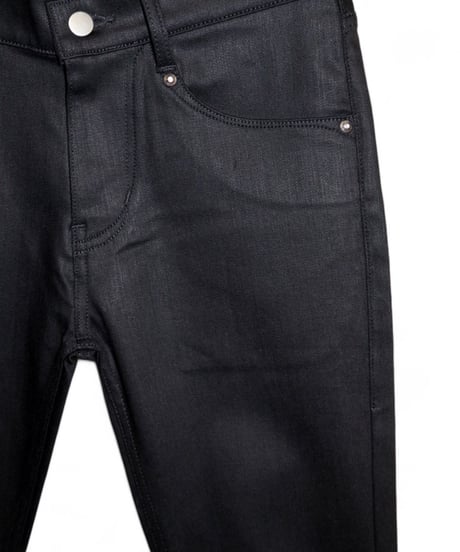 ys YUJISUGENO (イース ユウジ スゲノ)  211140502-BLACK / Hybrid stretch denim boot cut Pants