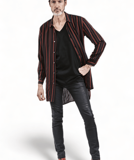 ys Yuji SUGENO (イース ユウジ スゲノ)  210340506-BLACK / PU coating processing twin power skinny denim Pants