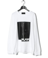 ys Yuji SUGENO (イース ユウジ スゲノ)  220210102 / Heavyweight pile sweat / BLACK -WHITE