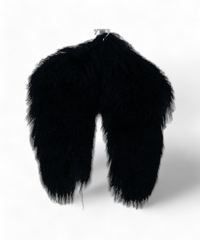 ys Yuji SUGENO (イース ユウジ スゲノ) 220952501-BLACK / Tibetan lamb fur Detachable collar