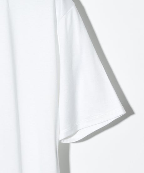 ys Yuji SUGENO (イース ユウジ スゲノ)  220210112 / Foil Print Changing V-neck T-WHITE