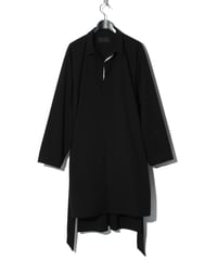 ys Yuji SUGENO (イース ユウジ スゲノ)  220231101 / Solotex Bal collar shirt-BLACK