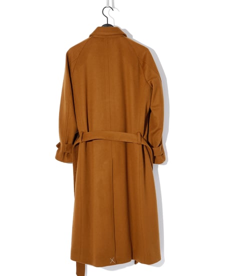 ys Yuji SUGENO (イース ユウジ スゲノ) 210731105-CAMEL / Beaver Wool Maxi Balmachan Coat