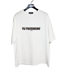 ys Yuji SUGENO (イース ユウジ スゲノ)  220710102-WHITE / ys MARK BIG-Tee