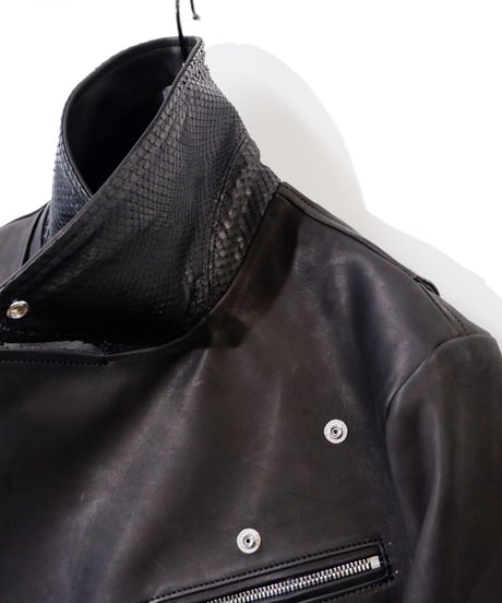 ys Yuji SUGENO (イース ユウジ スゲノ) 21045901A / Python Changing Double Riders Jacket