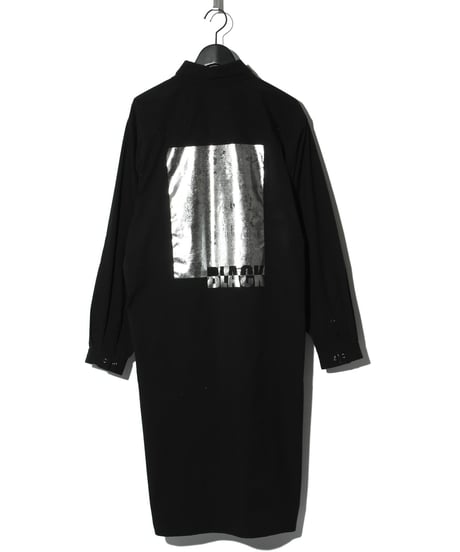 ys Yuji SUGENO (イース ユウジ スゲノ)  220230401 / Solotex foil printed long shirt-BLACK