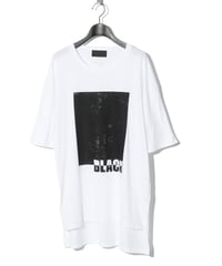 ys Yuji SUGENO (イース ユウジ スゲノ)  220210106 / Hemstep Big T / BLACK -WHITE