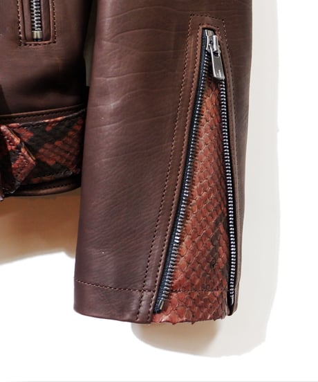 ys Yuji SUGENO (イース ユウジ スゲノ) 21045901B / Python Changing Double Riders Jacket