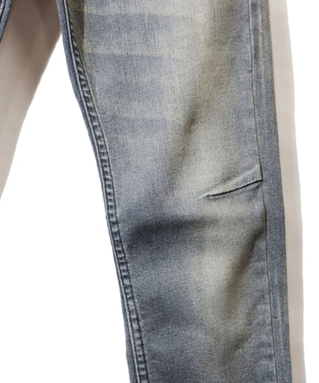 ys Yuji SUGENO (イース ユウジ スゲノ)  210340503-GRAY / Hybrid Stretch USED Skinny Denim Pants