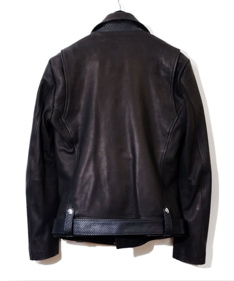 ys Yuji SUGENO (イース ユウジ スゲノ) 21045901A / Python Changing Double Riders Jacket