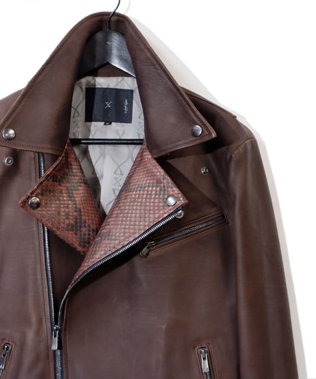 ys Yuji SUGENO (イース ユウジ スゲノ) 21045901B / Python Changing Double Riders Jacket