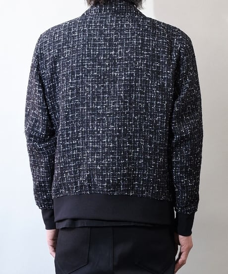 ys Yuji SUGENO (イース ユウジ スゲノ)  2106310902-TWEED / Summer Tweed Wide Collar Zip Blouson
