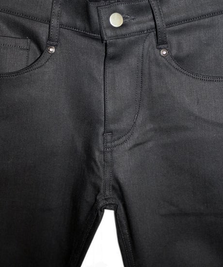 ys YUJISUGENO (イース ユウジ スゲノ)  211140502-BLACK / Hybrid stretch denim boot cut Pants