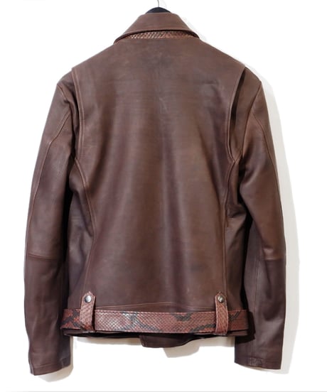 ys Yuji SUGENO (イース ユウジ スゲノ) 21045901B / Python Changing Double Riders Jacket