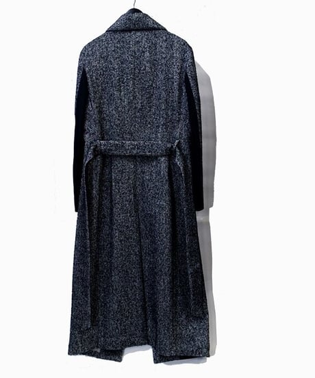 ys Yuji SUGENO (イース ユウジ スゲノ) 210331103-TWEED / Tweed Changing High Color Wrap Maxi Coat