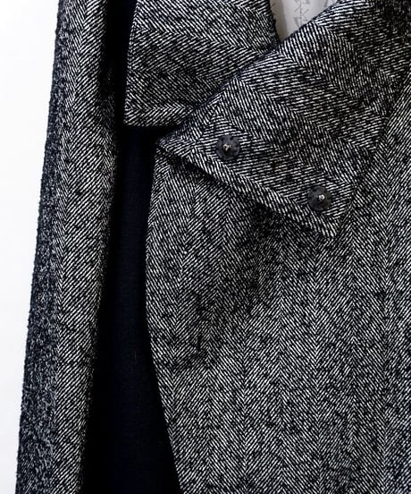 ys Yuji SUGENO (イース ユウジ スゲノ) 210331103-TWEED / Tweed Changing High Color Wrap Maxi Coat