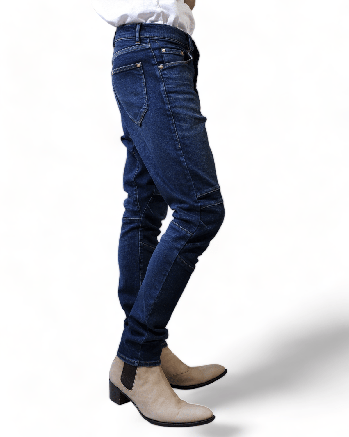 ys Yuji SUGENOハイブリッドデニムサルエルスキニーパンツ ys Yuji SUGENO | Hybrid Denim Sarrouel Skinny Pants